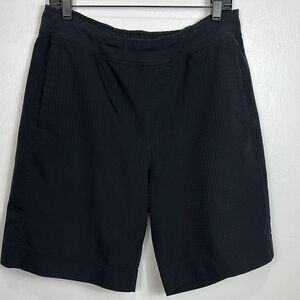 Lululemon Athletica Black Geo Pattern Activewear Shorts Size L